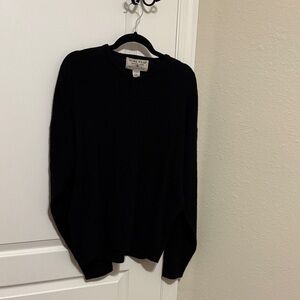 Men's Elegant Black vneck Sweater